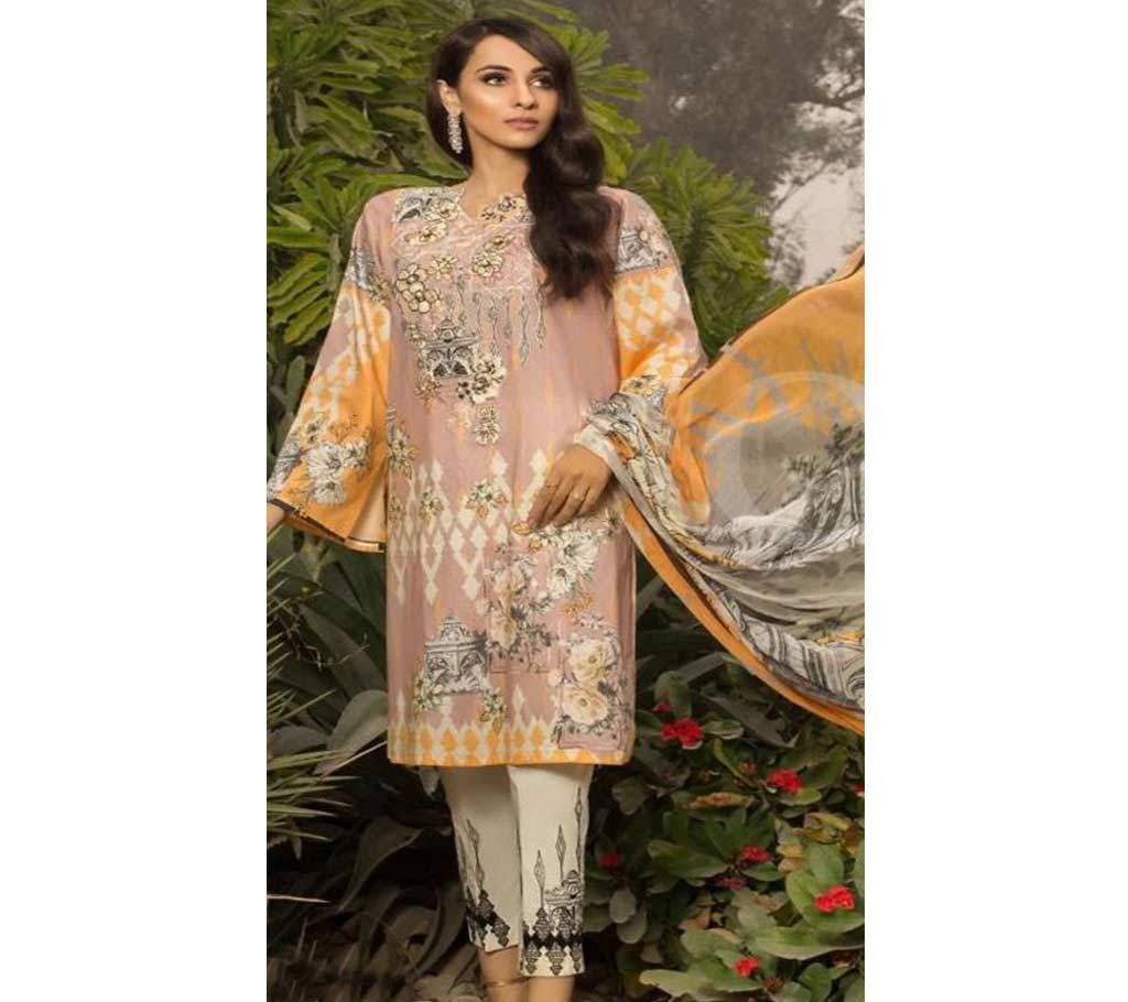 Unstitched Luxury Lawn Salwar Suits -C-30-UNC