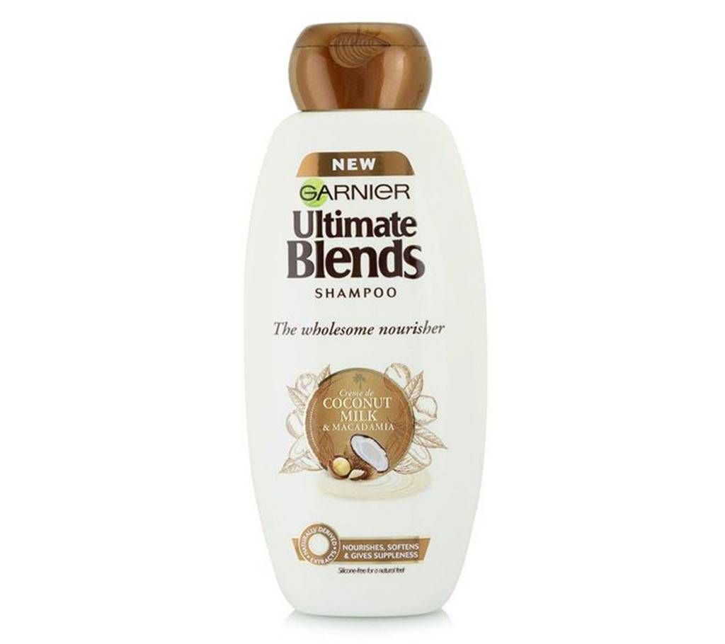 Garnier Ultimate Blends The Wholesome Nourisher Shampoo 360ml-Italy 