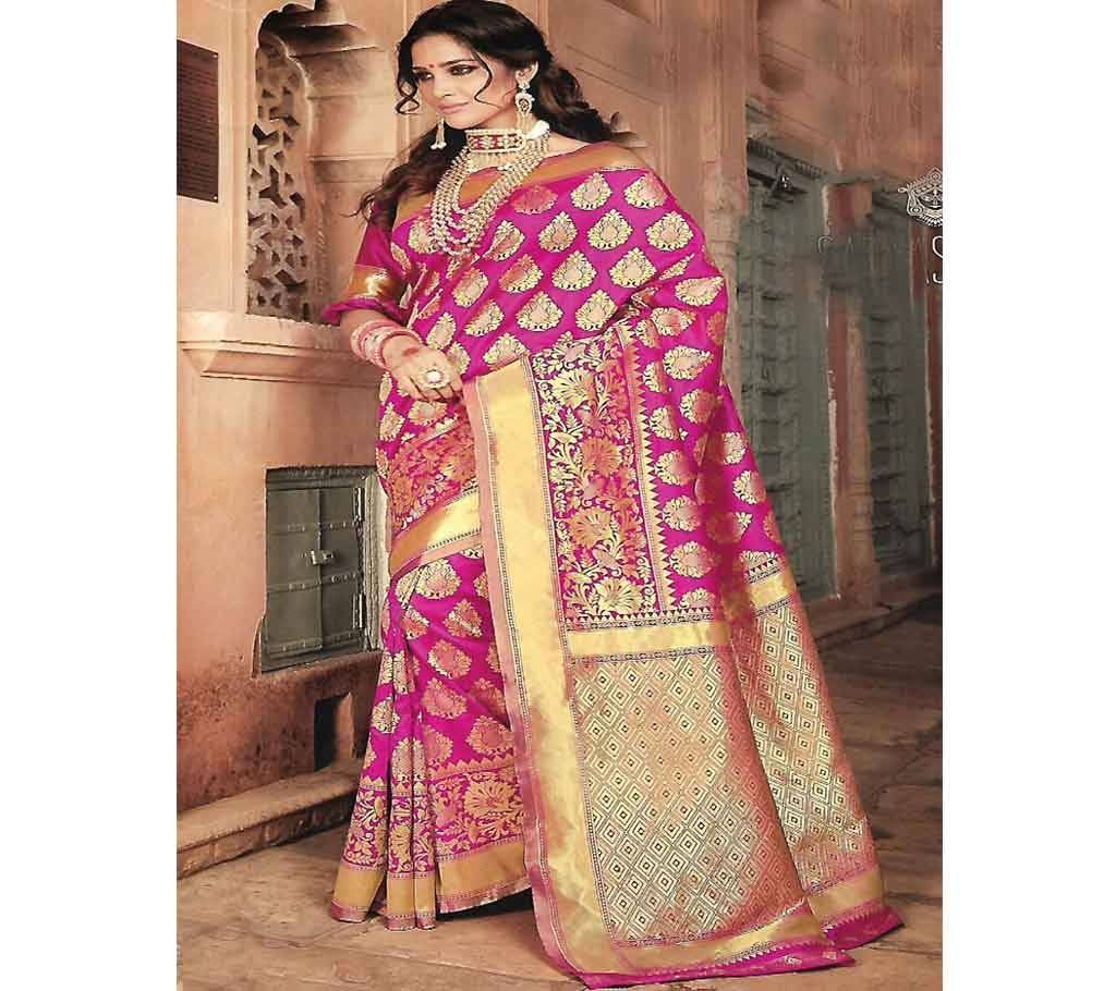 Indian Katan Saree with blous piece SL8