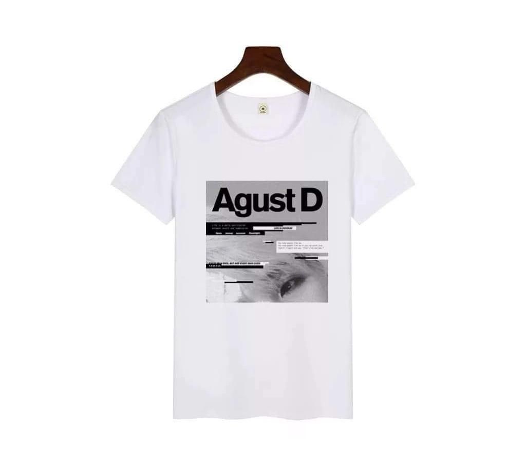 Agustd half sleeve cotton T-shirt for Women 