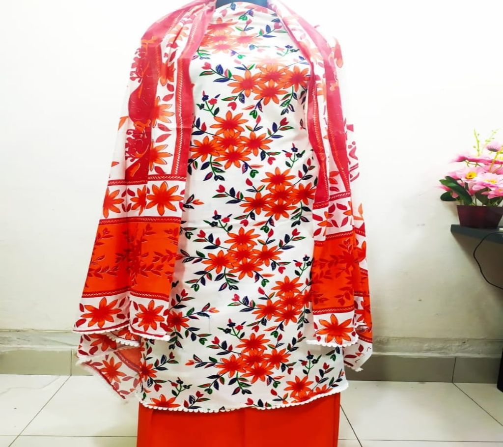 Skin Print Cotton Four Piece 102