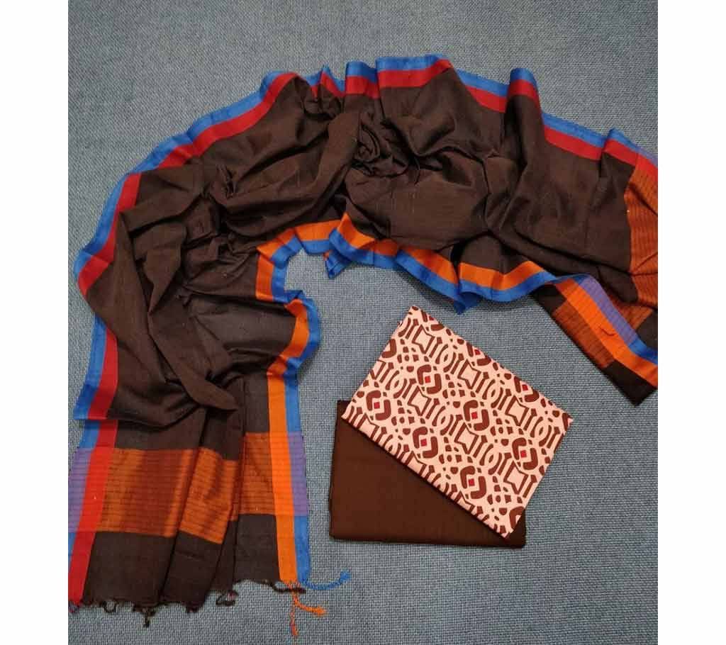 Homemade Tat Original Cotton Multi Color Deshi Shalwar Kameez-022
