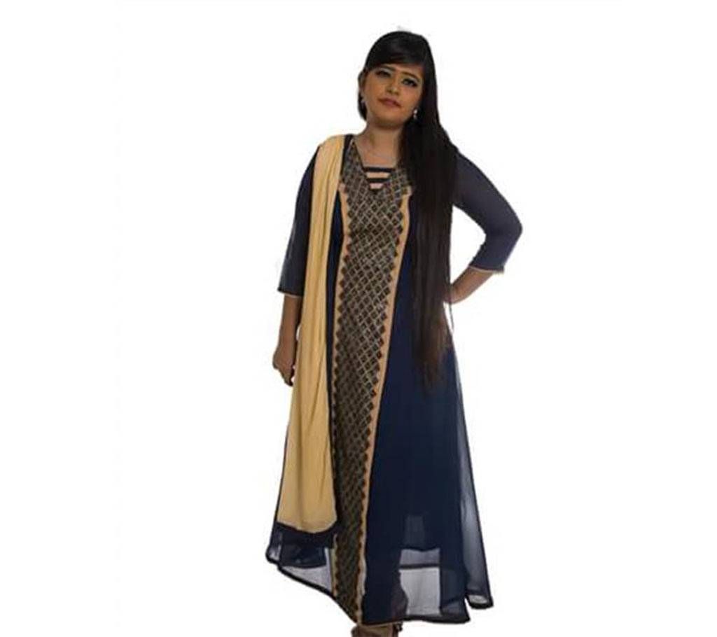 Unstitched Georgette Gown 
