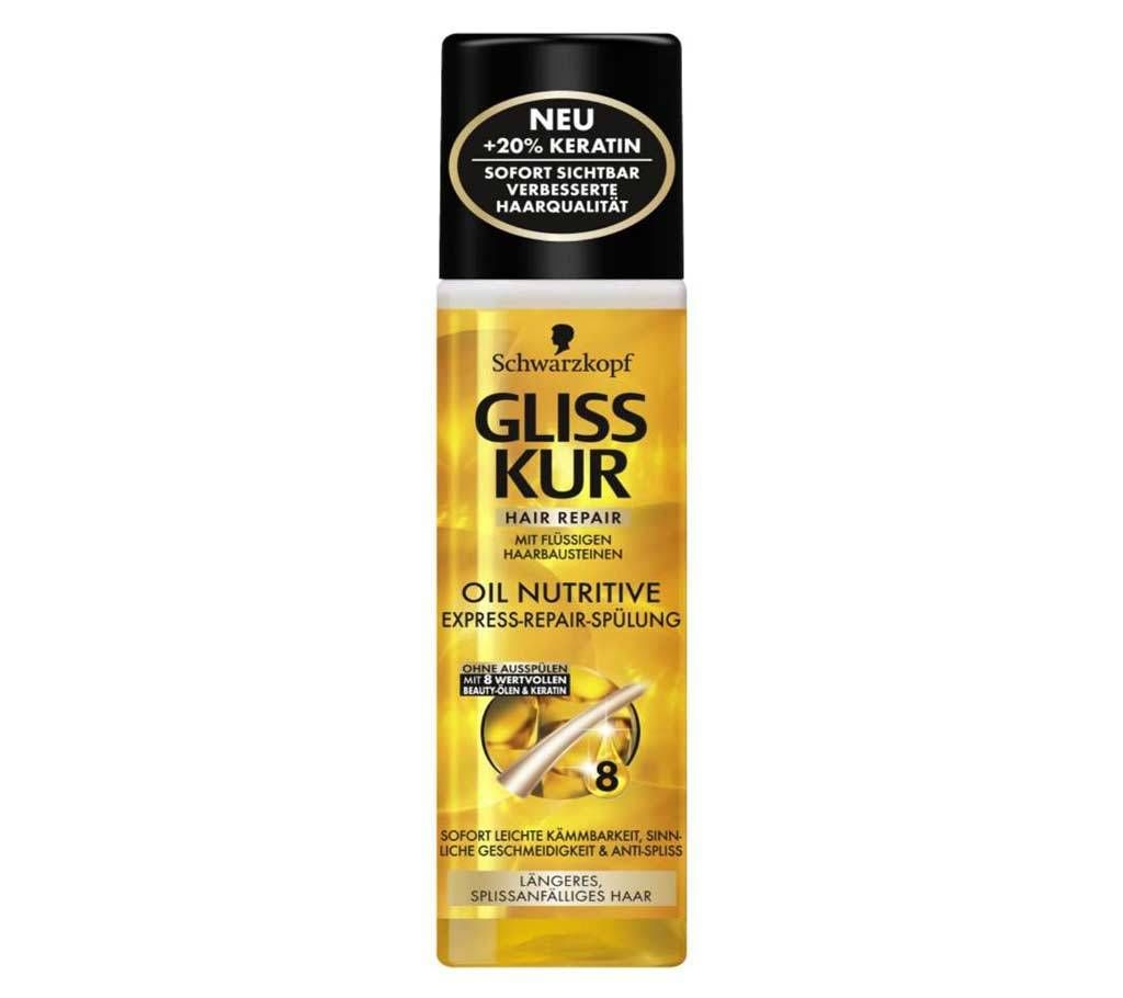 Gliss Kur Conditioner Express-Repair Oil Nutritive Serum -200 ml (Germany)