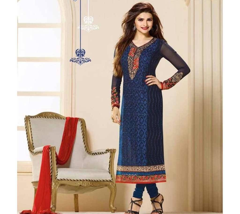 Unstitched block printed replica Salwar Kameez seblock-437