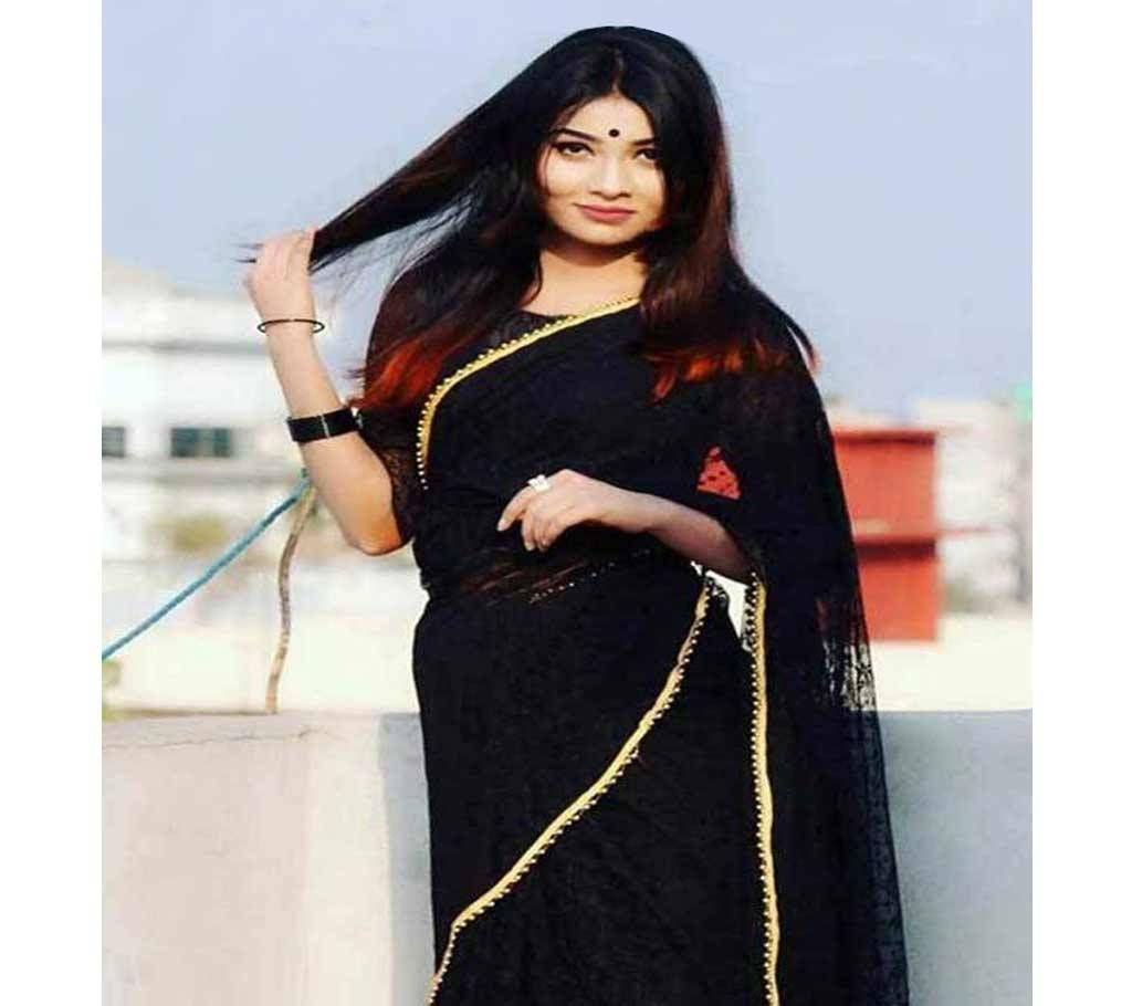 indian soft net saree.