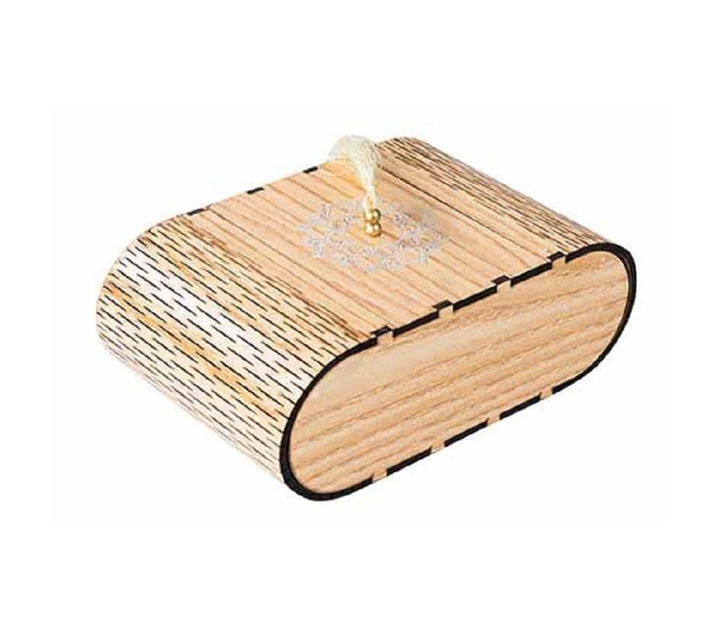 Wooden Ornaments Box Round ObMl01