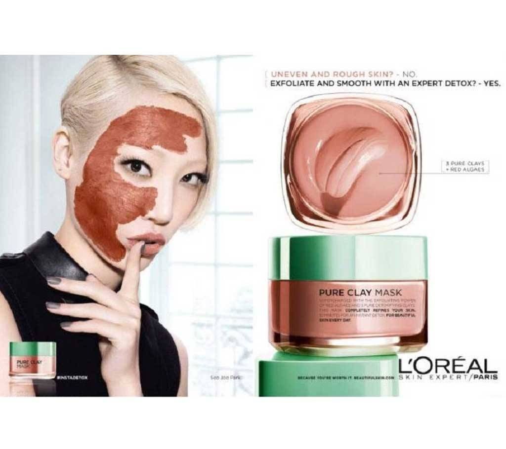 L'Oreal Paris Pure Clay Glow Face Mask 50ml Germany