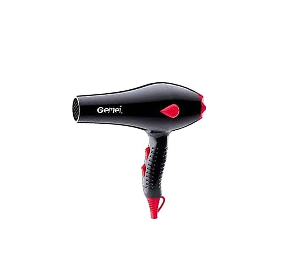 Gemei GM-1727 Hair Dryer - Black