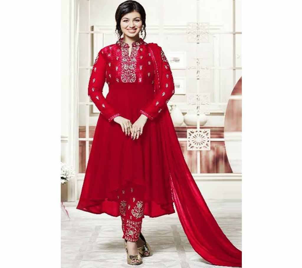 UNSTITCHED GEORGETTE WITH EMBROIDERY WORK salwar kameez suit  ayesha 012