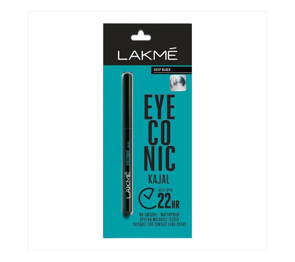 Lakme Eyeconic Kajal Deep Black India 0.35g 1Pcs