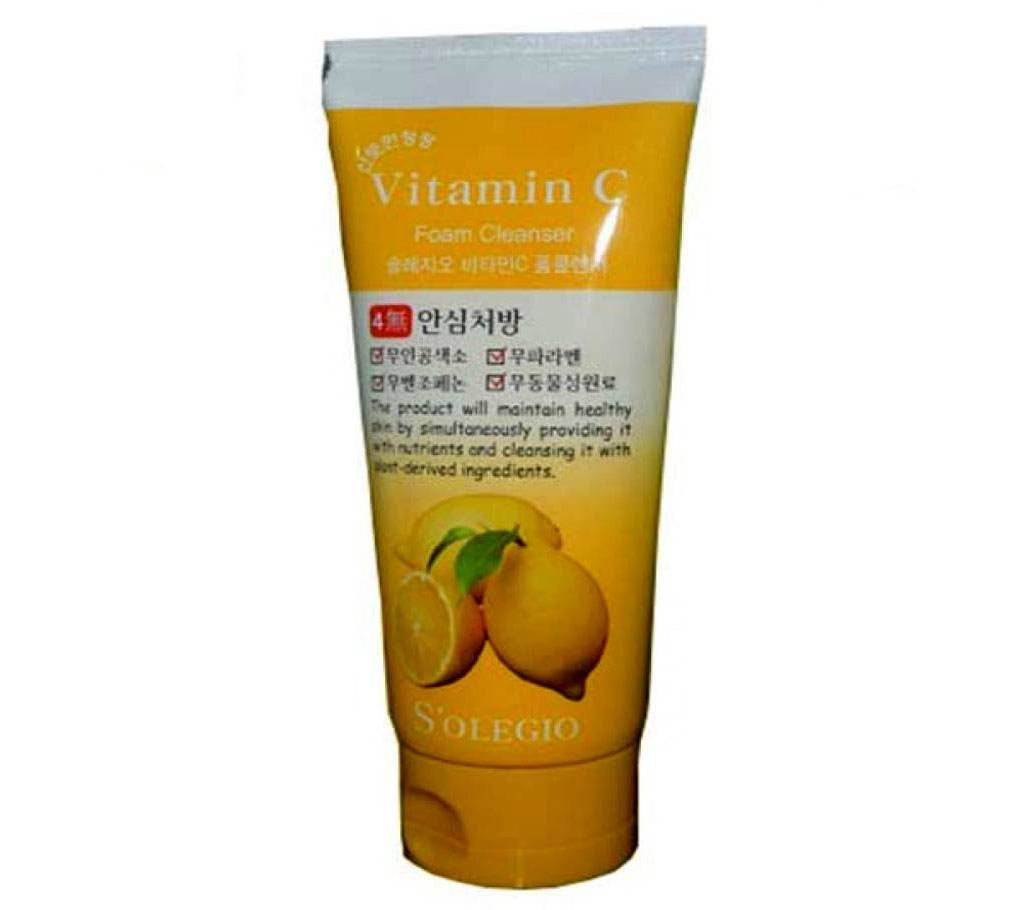S'OLEGIO VITAMIN C Foam Cleanser/ Face Wash