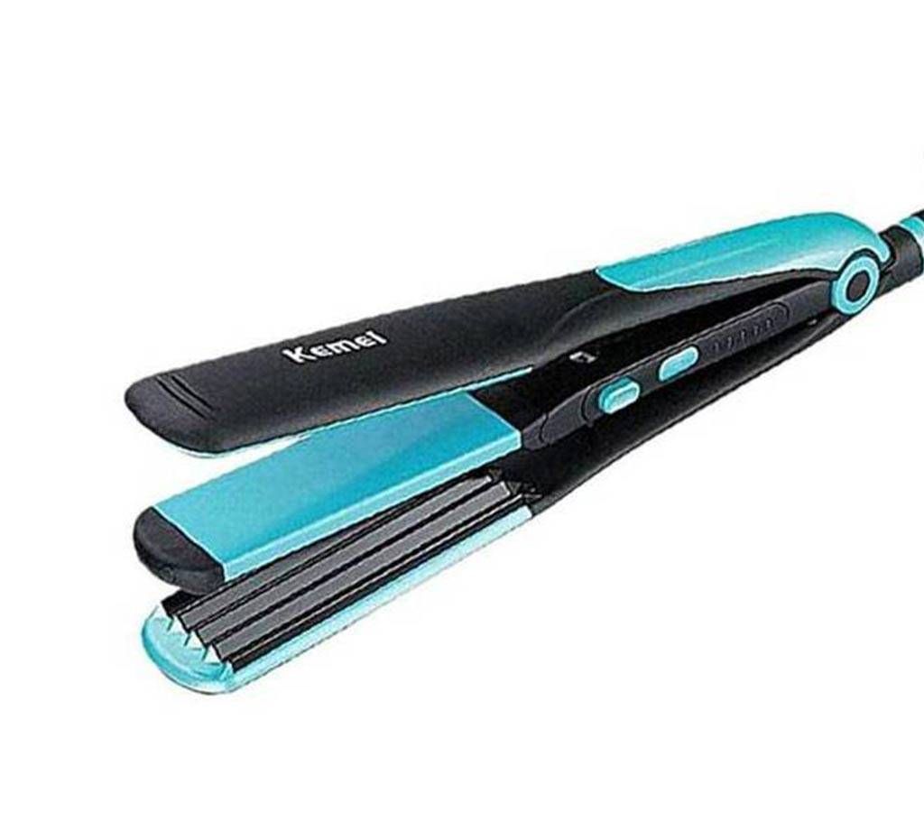 Km-2209 Hair Straightener - Blue and Black