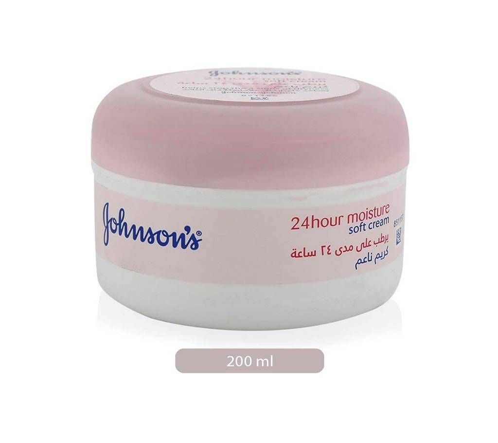 Johnsons 24h Moisture Soft Cream 200ml UAE