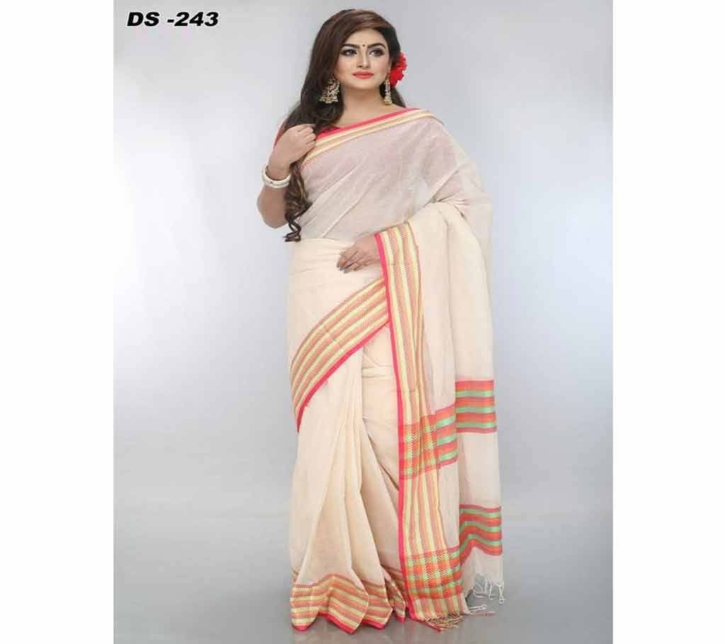 Cotton Hand Printed Sharee 