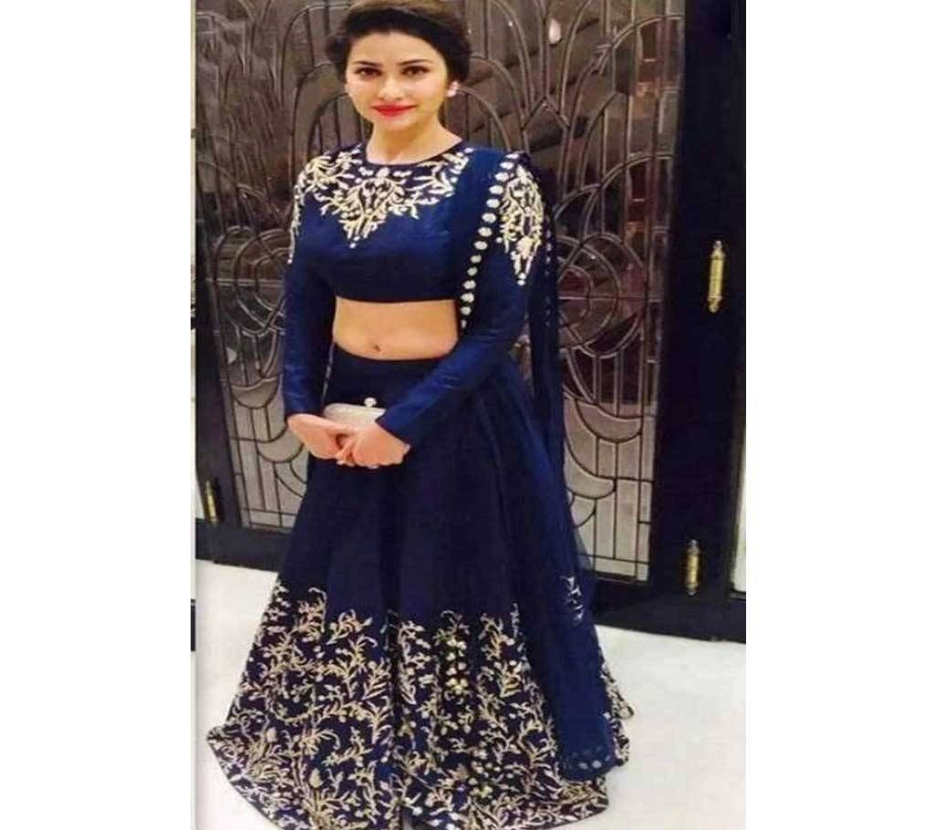 Semi Stitched Gorgeous Embroidery Georgette Indian Lehenga rp 7079 Copy