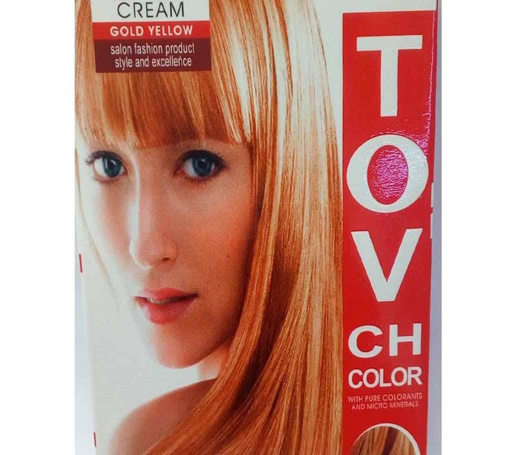 gold yellow hair colour 60 ml China