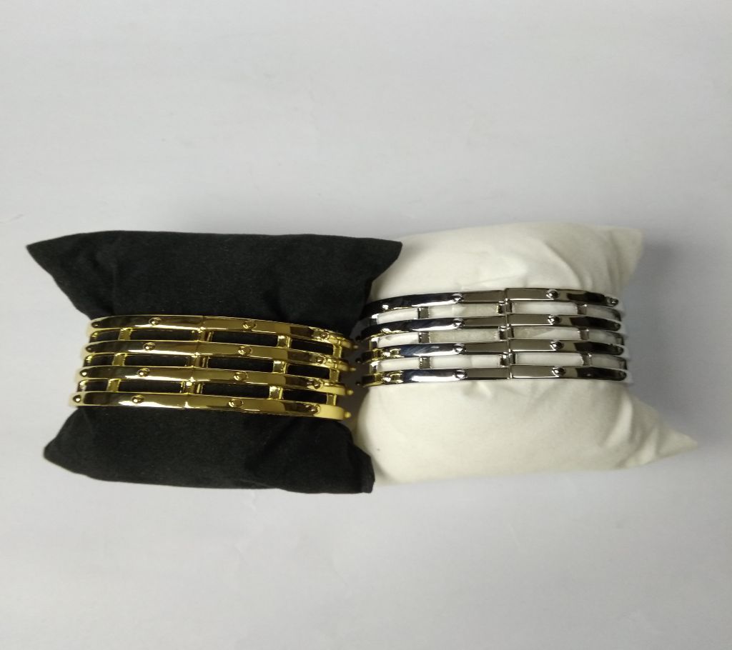 Silver & Golden Bracelet For Woman