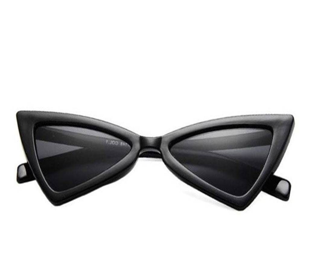 Women's Mirrored Sunglass-Black