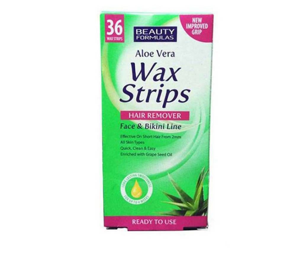 Beauty Formulas Wax Strips-36Pcs-UK