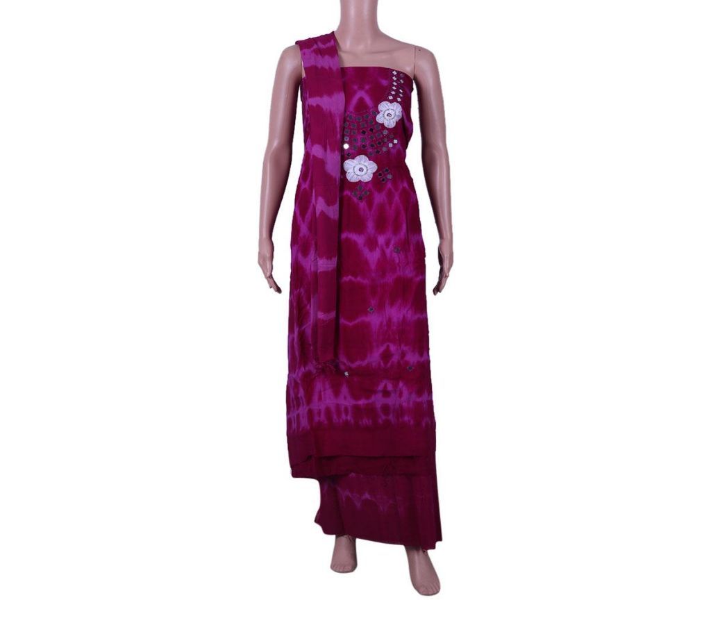 Glass work Batik cotton Shalwar Kameez
