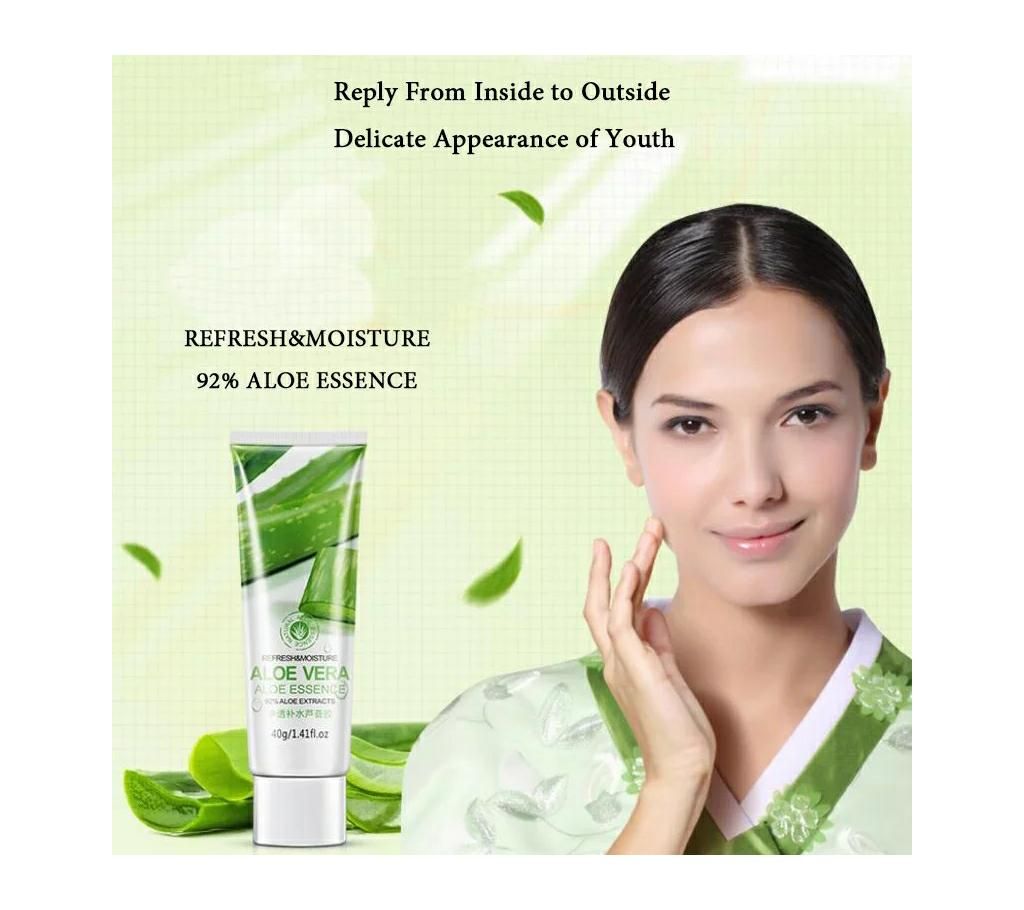 BIOAQUA Brand 40g Aloe Vera Gel Skin Care Face Cream Hyaluronic Acid Anti Winkle Whitening Moisturizing Acne Treatment Cream