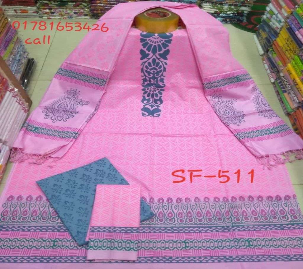 cotton,print blok dress.