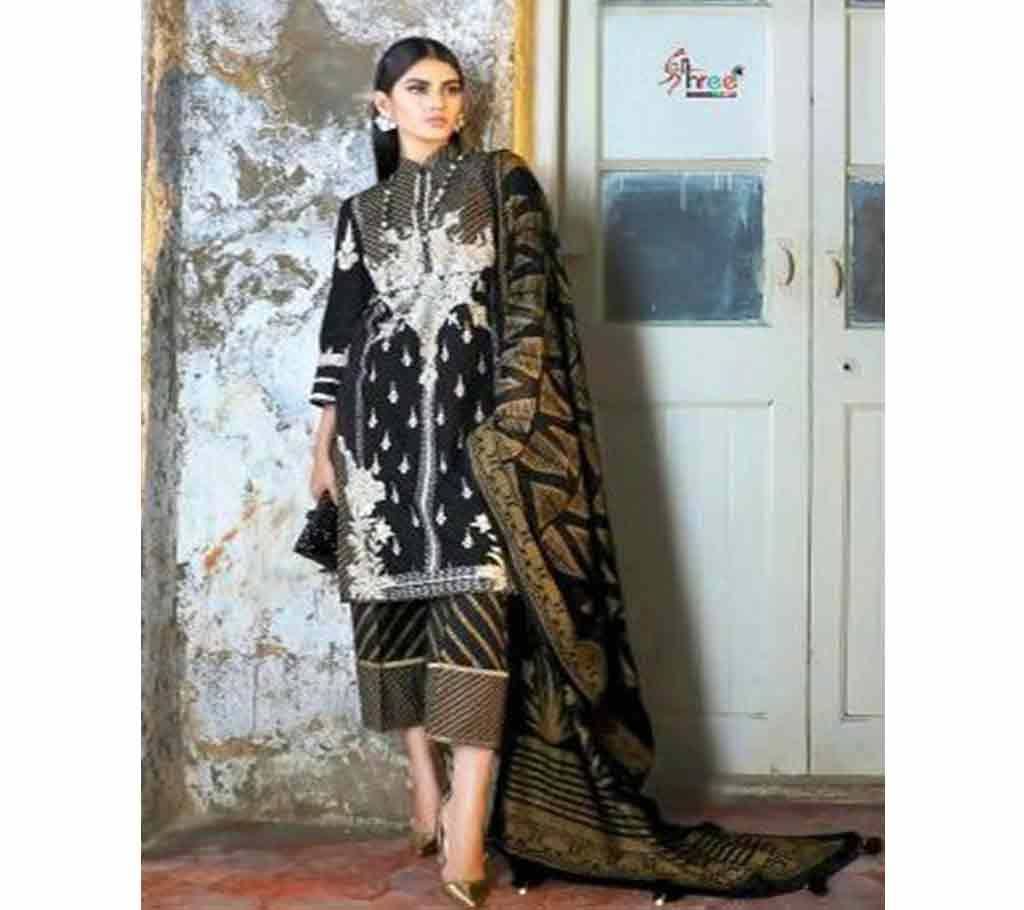 Sana Safinaz Exclusive Collection Unstitched Cotton 3Pcs- 5123