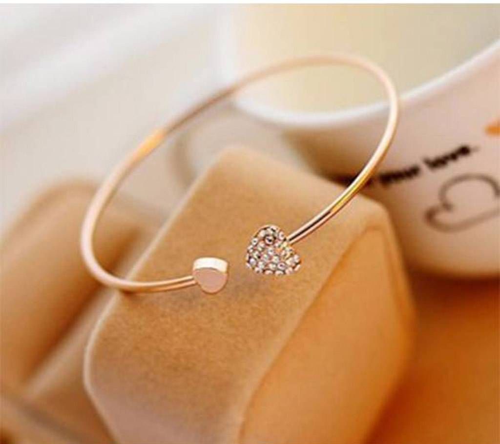 Romantic Double Heart Bracelet
