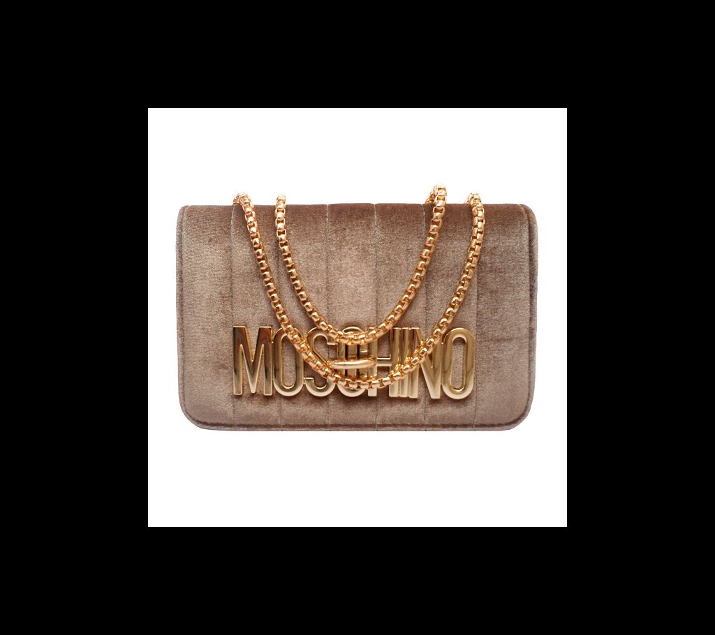 Golden Velvet Side Bag
