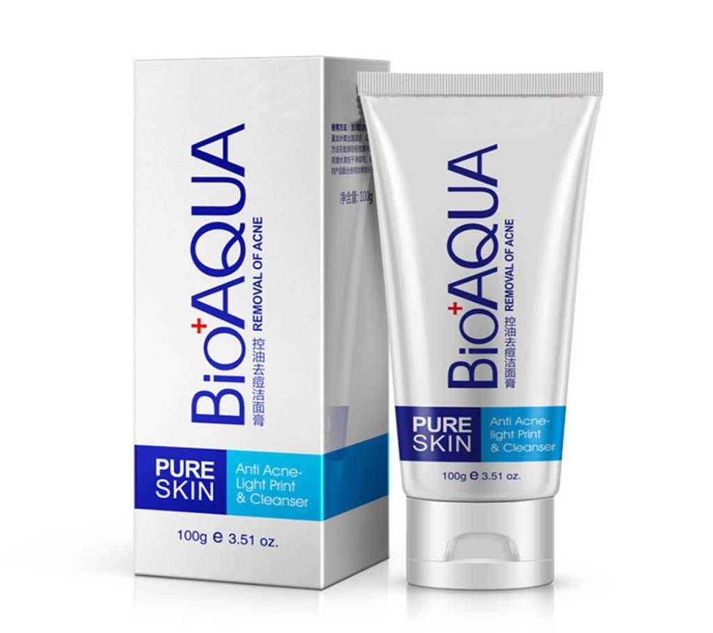 BIOAQUA Anti Acne Facial Cleanser - 100gm