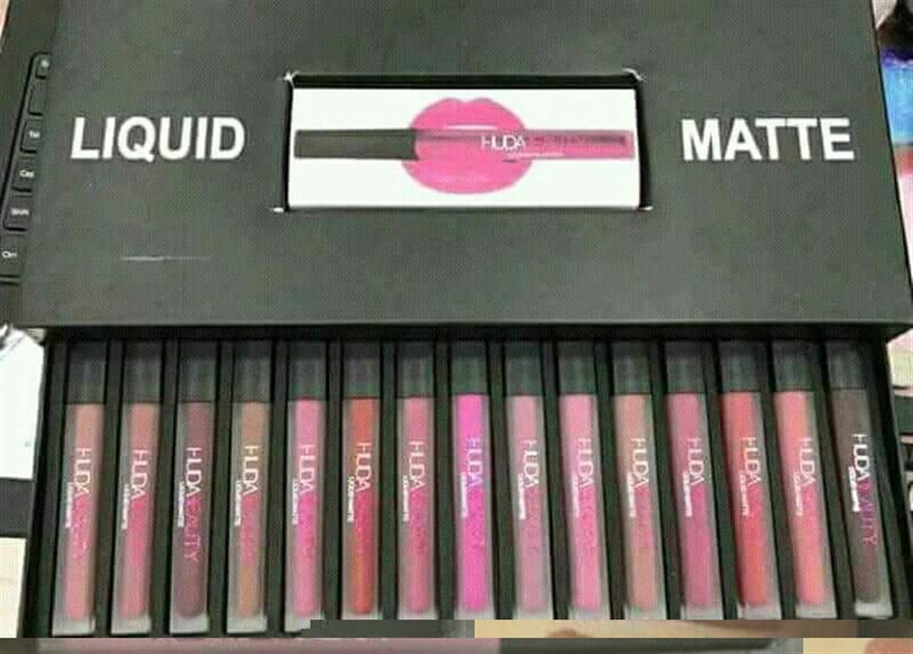 Huda beauty lipstick 16 piece set Malaysia