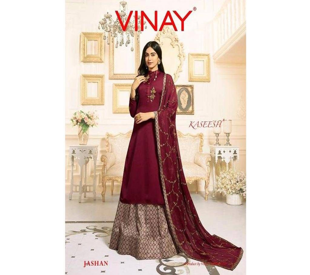 Vinay Indian Unstithed Georgette Three Piece  