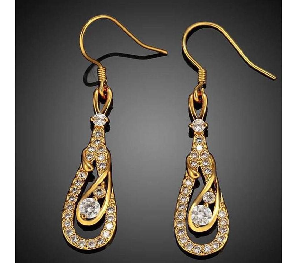 18K Real Gold Plated Earring