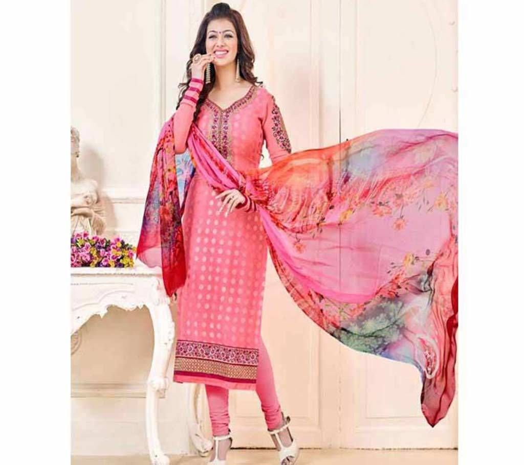 Indian Unstitched Georgette Brasso Salwar Kameez Suit