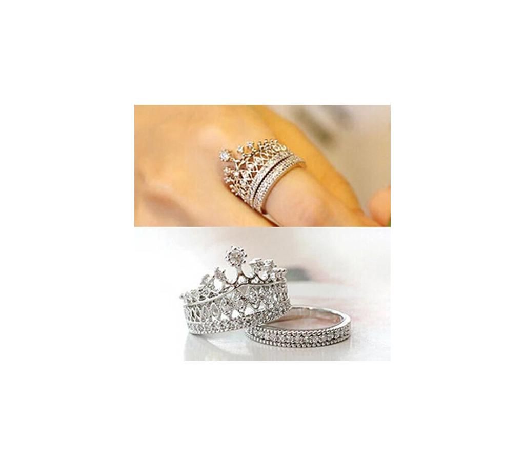 Crown Wedding Weeding Ring For Couple