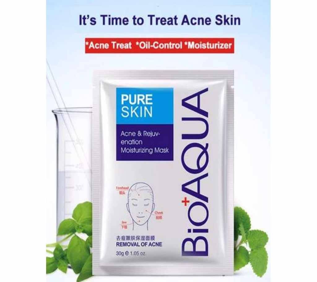 BIOAQUA PURESKIN - Acne & Rejuvenation Moisturizing Mask 30g China