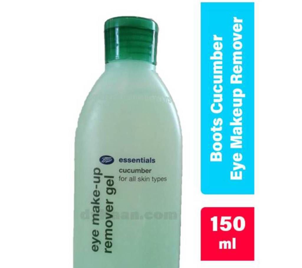 Boots cucumber eye make-up remover gel 150ml UK