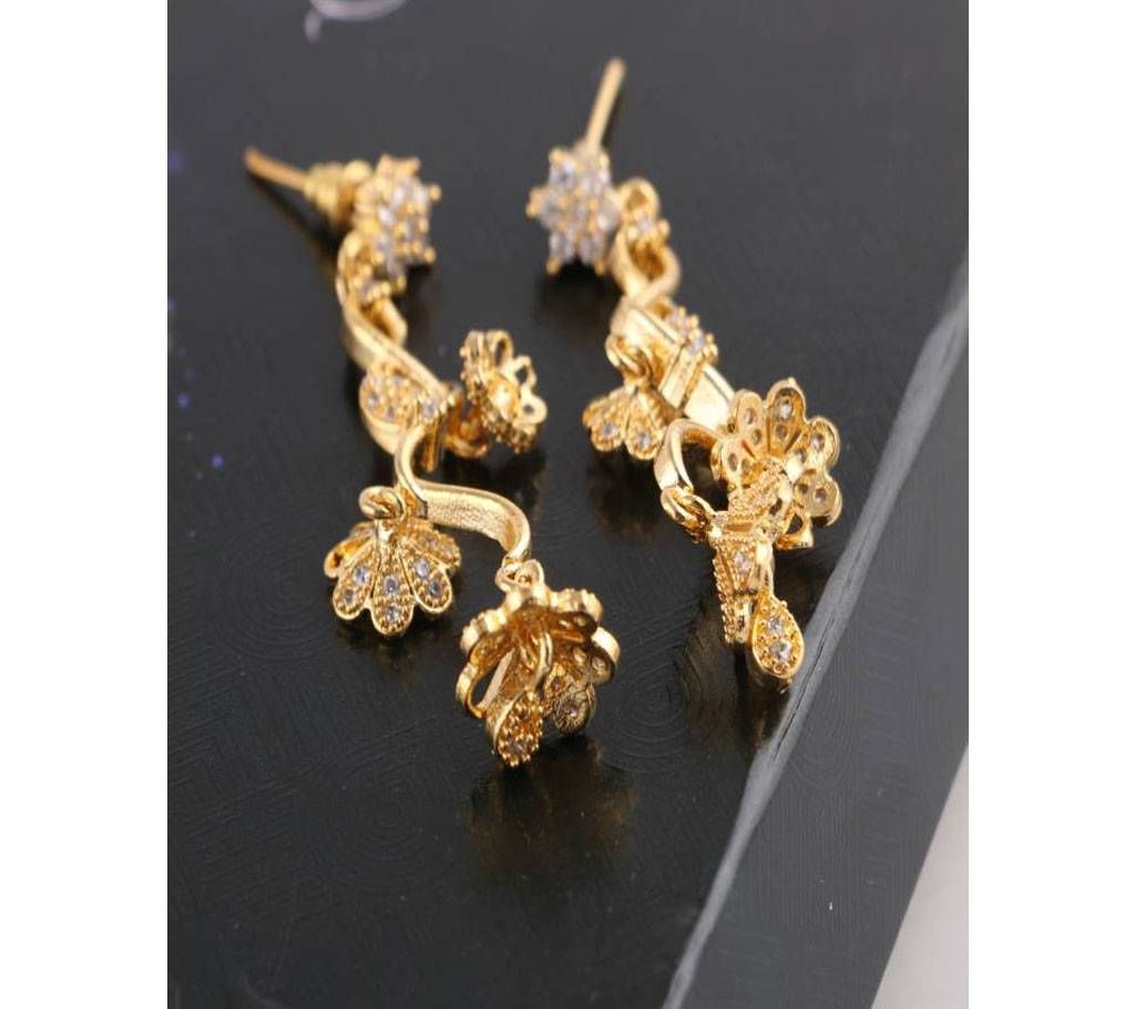 american diamond cut jhumka-668