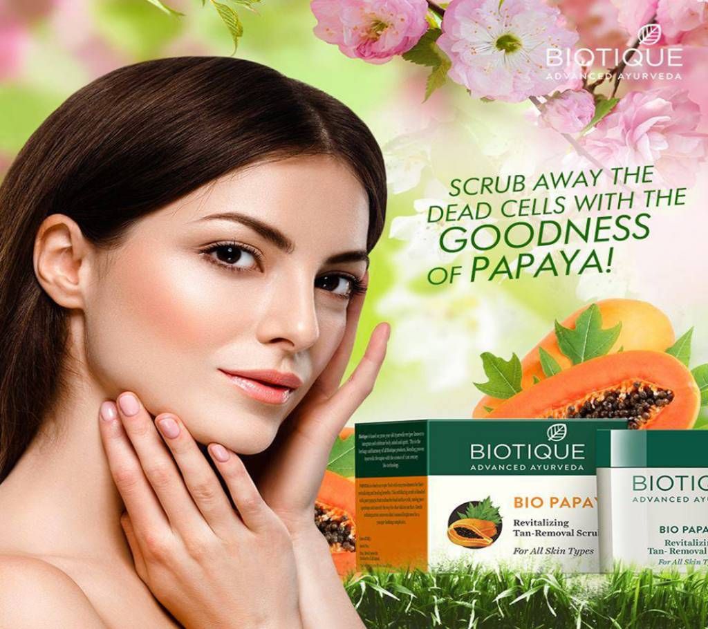 BIOTIQUE Bio Papaya Revitalizing Tan-removal Scrub - China
