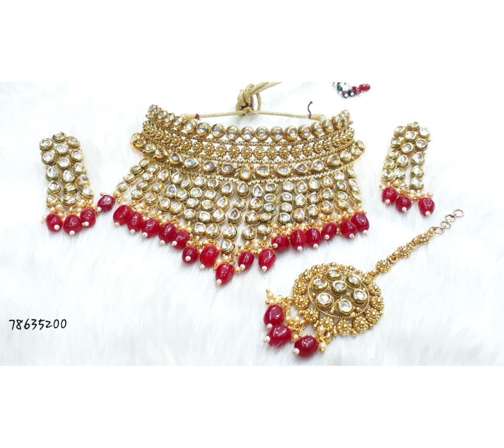 jaipiri real kundan necklace