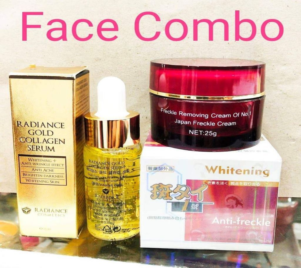 Face Combo (Japanese cream, 25 grm & Radiance Gold Collagen Serum, 20ml)