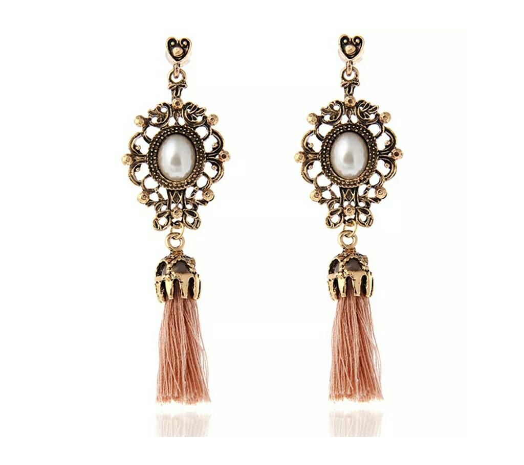 Vintage Crystal Earring Exquisite Tassel Earring