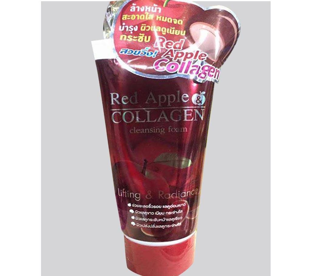 Red Apple Collagen Face Wash-100ml-Thailand 