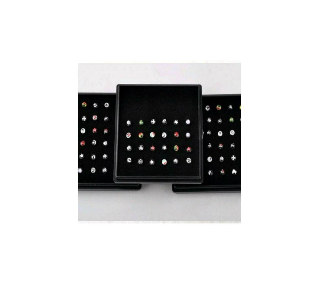 24 pieces Nose pin set For Women