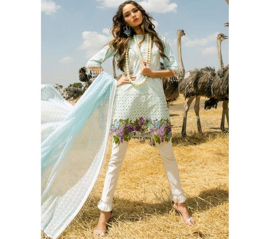 Original Sana Safinaz Lawn With Barosha Dupatta