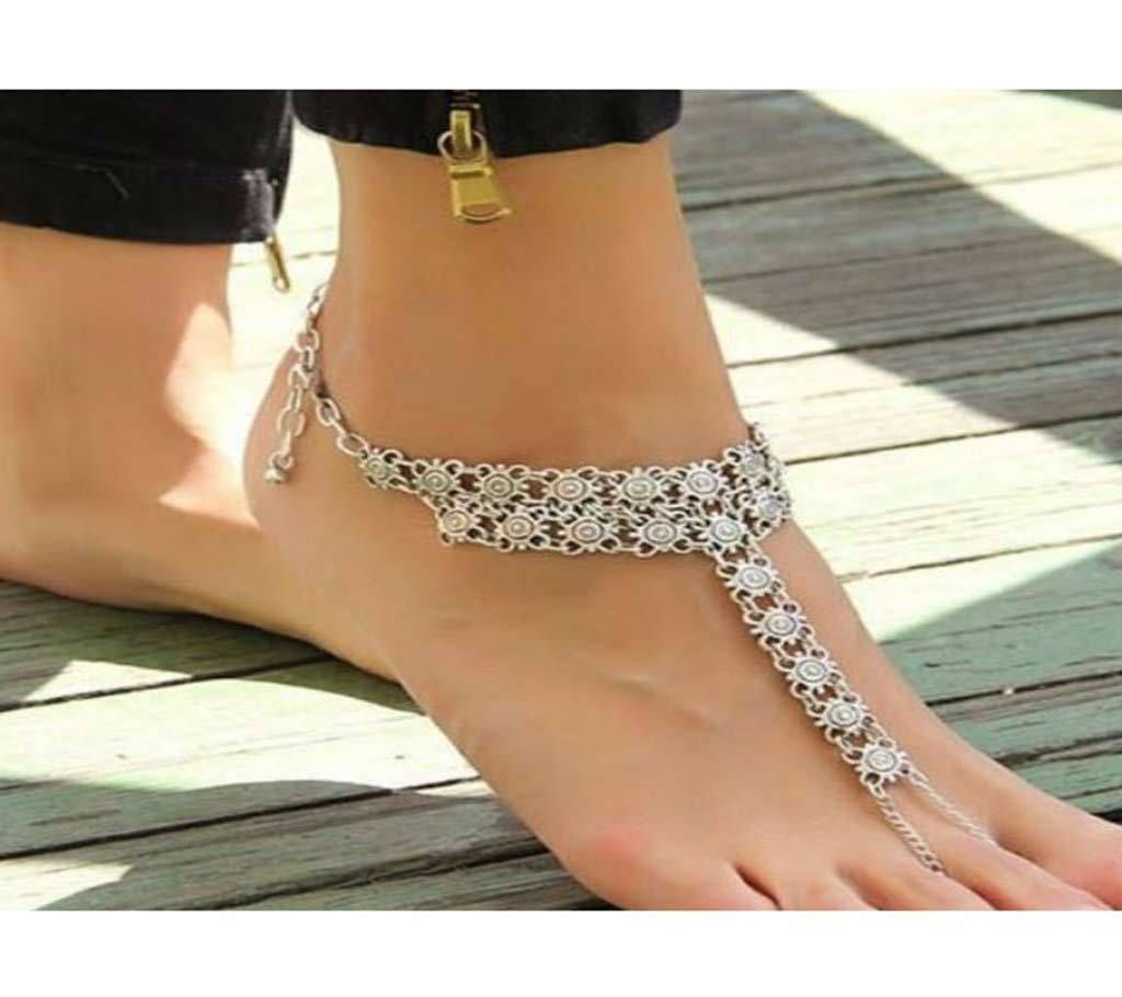 1 Piece Ankle Chain - Silver