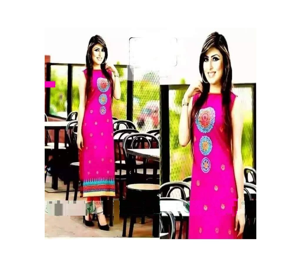 Cotton Unstiched Block Printed Salwar Kameez For Women