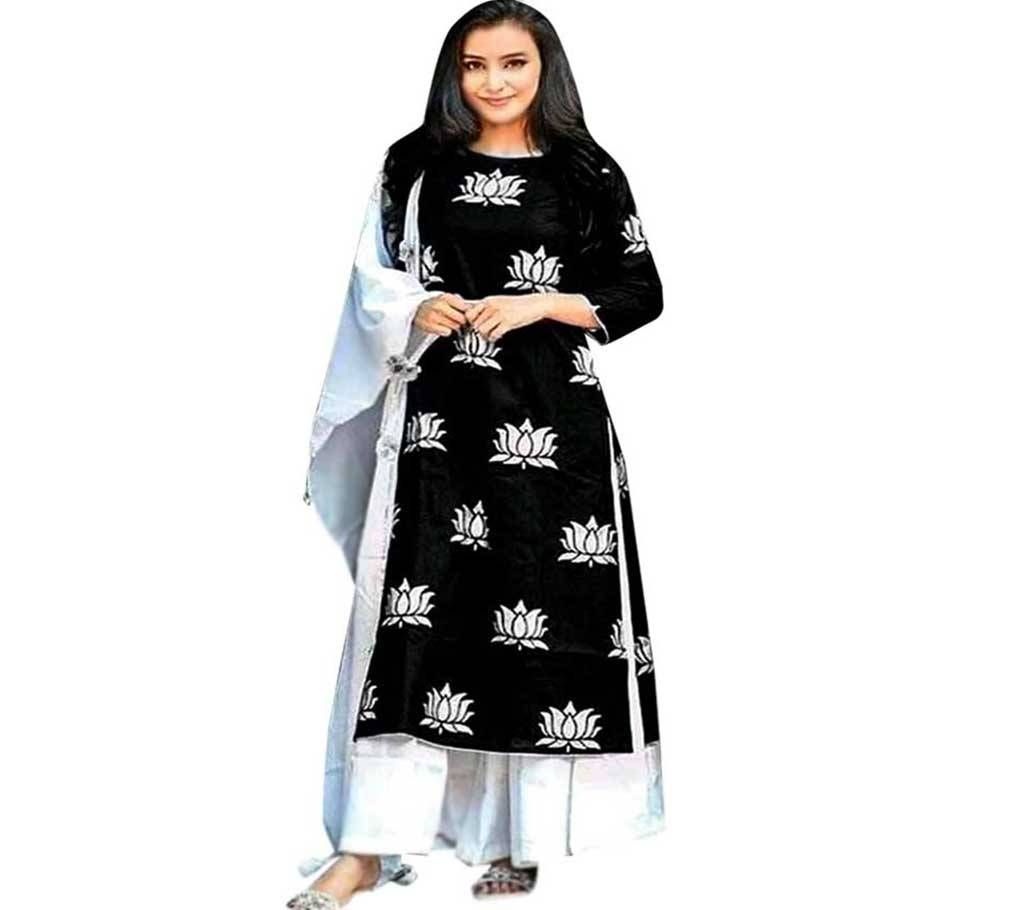 Deshi - Cotton Block - Unstitched - 3Pcs - 002 - MHG
