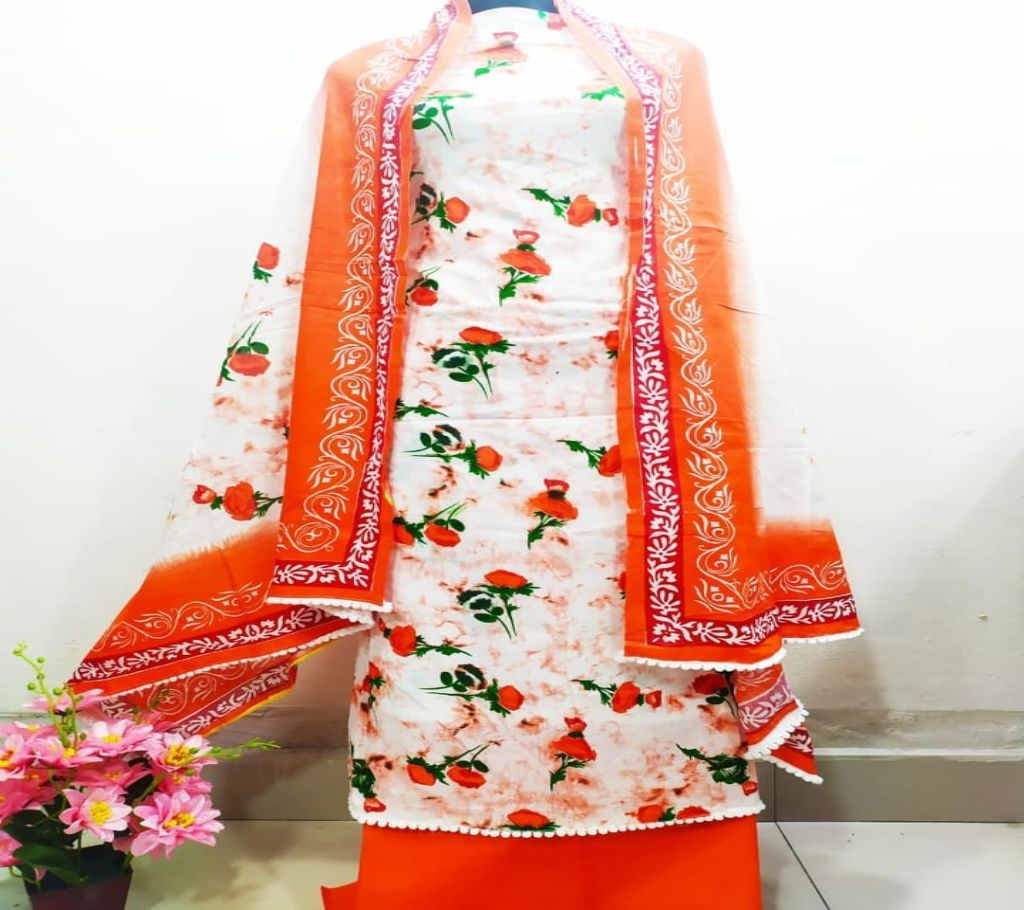 Skin Print Cotton Four Piece 104